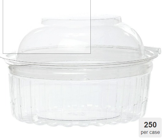 CONTAINER MUFFIN SINGLE 8OZ 4" (10841APT)  250/CS PACTIV ^^